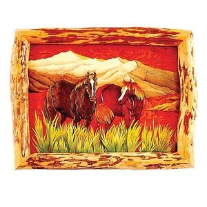 Grazing Horses Wall Art – 36" x 28"